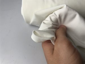 Microfiberjersey - lækker, 4-vejs stræk og i offwhite